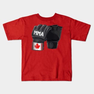 Mixed Martial Arts - Canadian Pride Kids T-Shirt